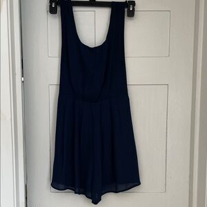 Papaya Deep Blue Romper